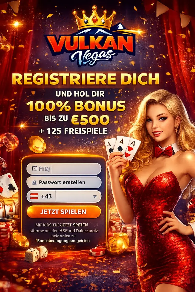 Anmeldung im VULKAN VEGAS CASINO
