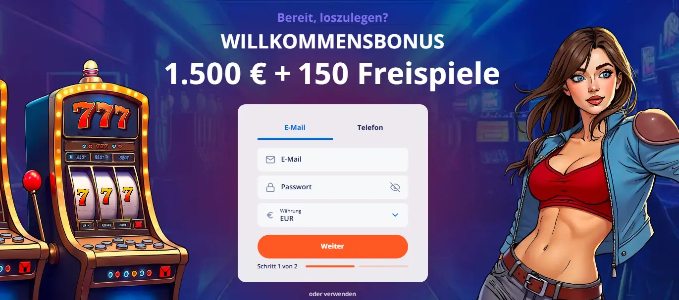 Spielautomaten im VULKAN VEGAS CASINO
