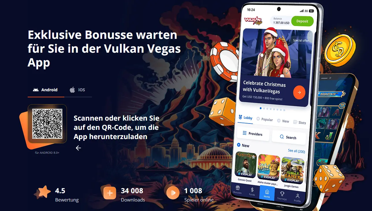 Mobiles Casino VULKAN VEGAS CASINO